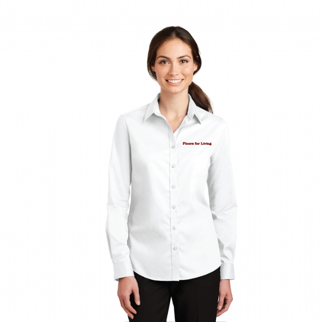 Lady's Port Authority SuperPro Twill Shirt #3