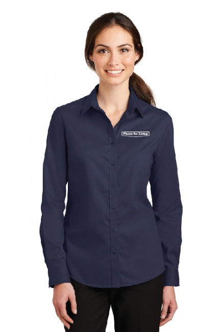 Lady's Port Authority SuperPro Twill Shirt #4